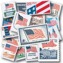 1094//B2 - 1957-2003 US Flags, Collection of 141 Stamps