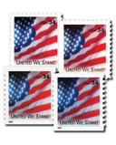 3549//50A - 2001-02 34c United We Stand, Set of 4 Stamps