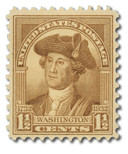 706 - 1932 1 1/2c Washington, Brown
