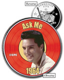 EPQ89 - Elvis Presley "Ask Me" US Quarter Commemorative Coin