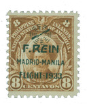 PHC39 - 1933 8c Philippine Islands Airmail, Miguel Lopez de Legaspi, Orange Brown, F. Rein Overprint in Black