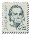 1863 - 1985 22c Great Americans Series: John J. Audubon