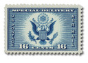 CE1 - 1934 16c Airmail Special Delivery, Dark Blue