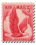 C50 - 1958 5c Eagle in Flight