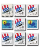 3257//69 - 1998 H-Rate Change, Set of 9 Stamps