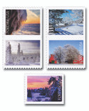 6038-42 - 2025 First-Class Forever Stamps - Winter Landscapes