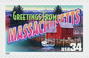 3581 - 2002 34c Greetings From America: Massachusetts
