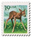 2479 - 1991 19c Flora & Fauna Series: Fawn