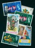 M3651 - St  Vincent, 25 Different Stamps