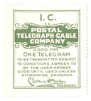 15TO16 - 1914 Illinois Central Railroad Telegraph, Dark Green