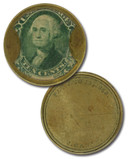 EP97 - 1862 10c Washington, J. Gault, Encased Postage