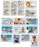 C91/3330 - 1978-99 Pioneers of Aviation, Collection of 18 Stamps