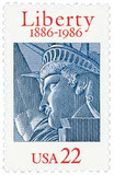 2224 - 1986 22c Statue of Liberty