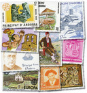 M8586 - Spanish Andorra, 25 Different Stamps