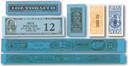 M11401 - 1950-58 Taxpaid Tobacco Stamps 100v Mint