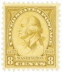 713 - 1932 8c Washington, Olive Bister