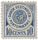 DWIJ4 - 1902 10c Danish West Indies Postage Due