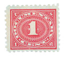 R251 - 1928-29 1c U.S. Internal Revenue Stamp, Carmine Rose, Perf. 10