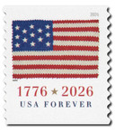 6110 - 2026 First-Class Forever Stamp - Flag (BCA Coil Stamp)