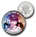 CNS1092 - Elvis Presley "Meets Future Wife in Germany " US Half Dollar Commemorative Coin