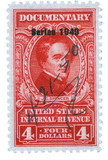 R526 - 1949 $4c US. Internal Revenue Stamp, Carmine
