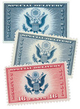 771//CE2 - US Special Delivery, collection of 3 stamps