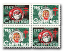 WX185 - 1957 National Tuberculosis Association Christmas Seal, Perf. 12.5