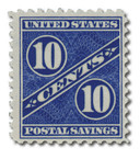 PS7 - 1940 10c Postal Savings, Deep Ultramarine