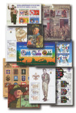MFN478 - SAVE $25.05 Collection of 10 different Scouting Foreign Sheets and/or Souvenir Sheets