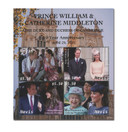 MFN252 - 2021 $5.50 Prince William & Catherine Middleton, 10 Year Anniversary, Mint Sheet of 4, Nevis