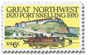 1409 - 1970 6c Fort Snelling