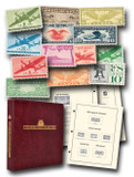 MUS096 - 1926-1960 13 Airmail Stamps with FREE Album