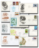 49711 - UN 1971 Year Set, 11 First Day Covers