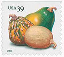 4009 - 2006 39c Crops of America: Squashes, convertible booklet single