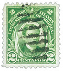 PH290 - 1917 2c Jose Rizal, Yellow Green, Philippines Regular Issue, Unwatermarked, Perf. 11
