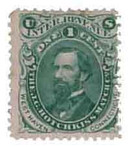 RO110c - 1877-78 1c The J. G. Hotchkiss Match Co., Green, Pink Paper