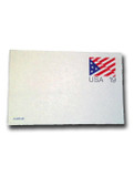 UX153 - 1991 19c Postal Card - Flag