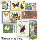 M5092 - Butterflies & Moths 50 Different Stamps