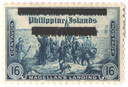 PHN3 - 1942 16c Philippines Occupation Stamp, Magellan's Landing, Dark Blue