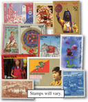 MP1237 - Bhutan, 500 Different Stamps