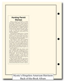 DS175 - Mystic's Hingeless American Heirloom United States Back-of-the-Book Stamps Album with Slipcase