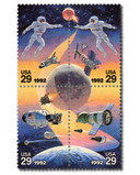 2631-34 - 1992 29c Space Accomplishments