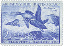 RW19 - 1952 $2.00 Federal Duck Stamp - Harlequin Ducks