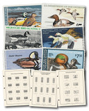 RW40//46 - 1973-79 US Duck Revenues, 6 Stamps with Free pages