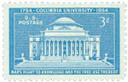 1029 - 1954 3c Columbia University