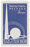 853 - 1939 3c New York World's Fair