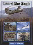 MFN114 - 2020 $2 Vietnam War -"Battle of Khe Sahn, Mint Sheet, Marshall Island
