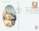 UX300 - 1999 20c Victorian Love PC FDC