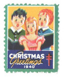 WX103 - 1940 National Tuberculosis Assn. Christmas Seal - perf 12 1/2