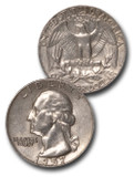 CQ-957 - 1957 George Washington Silver Quarter
